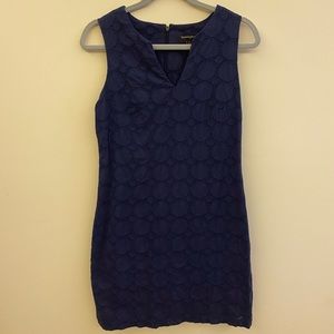 Banana Republic Sleeveless Navy Blue Dress